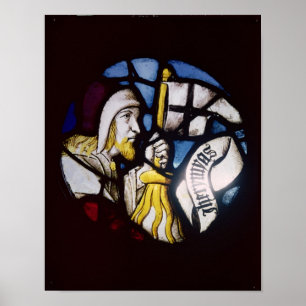 Poster Roundel du prophète Jérémie, 15ème siècle