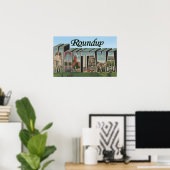 Poster Roundup, Montana (Bureau à domicile)