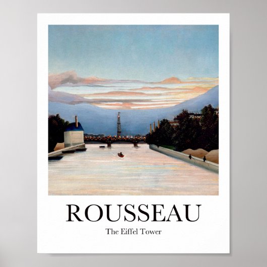 Poster Rousseau L'affiche Tour Eiffel (Devant)