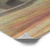 Poster Rousseau Seine et Tour Eiffel au coucher du soleil (Coin)