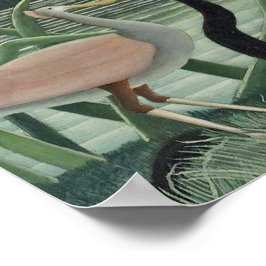 Poster Rousseau Snake Charmer Painting (Coin)