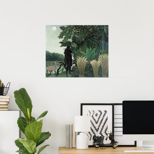 Poster Rousseau Snake Charmer Painting (Bureau à domicile)
