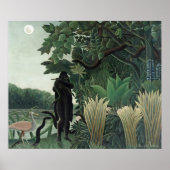 Poster Rousseau Snake Charmer Painting (Devant)