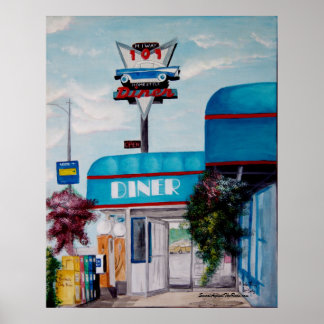 Poster Route 101 Diner