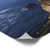 Poster Route 1 le long de la côte californienne près de (Coin)