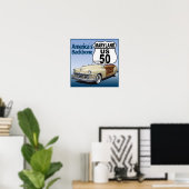 Poster Route 50 (Bureau à domicile)