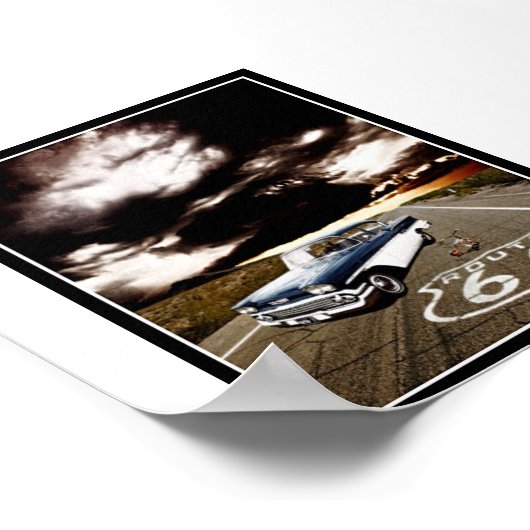 Poster route 66 (Coin)