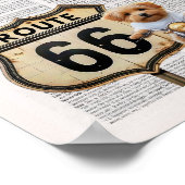 Poster Route 66 (Coin)