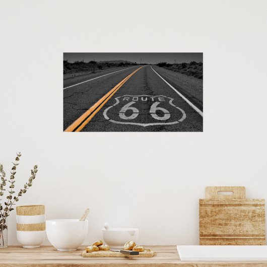 Poster Route 66 (Cuisine)