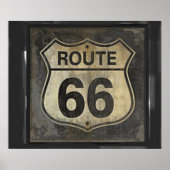 Poster Route 66 (Devant)