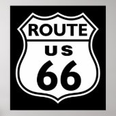 Poster Route 66 (Devant)