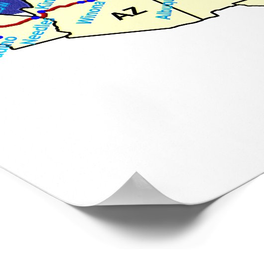 Poster Route 66 (Coin)