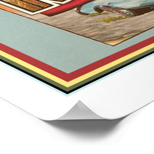 Poster Route 66 (Coin)