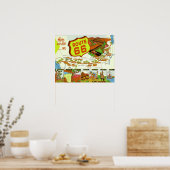 Poster Route 66 1940 (Cuisine)
