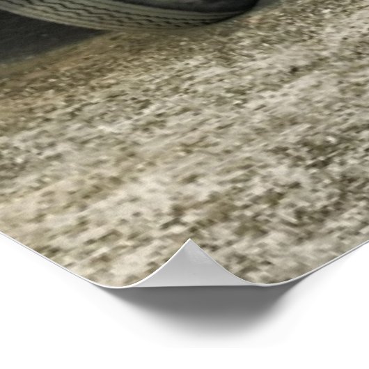 Poster Route 66 Arizona rustique rétro store (Coin)