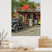Poster Route 66 Arizona rustique rétro store (Cuisine)
