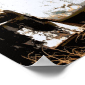 Poster Route 66 Camion-remorque au Nouveau-Mexique (Coin)