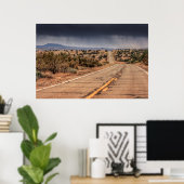 Poster Route 66 dans le désert (Bureau à domicile)