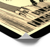 Poster Route 66 Le Black Cat Cafe (Coin)