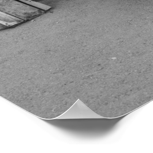 Poster Route 66 Roue (Coin)