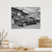 Poster Route 66 Roue (Cuisine)