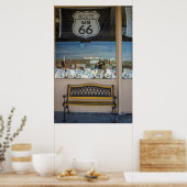 Poster Route 66 Storefront (Cuisine)
