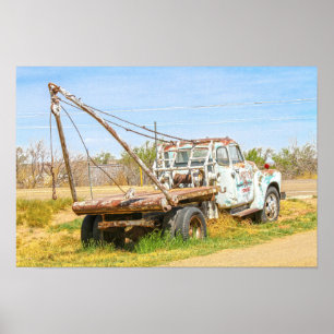 Poster Route 66 Tow Truck, Tucumcari, Nouveau-Mexique