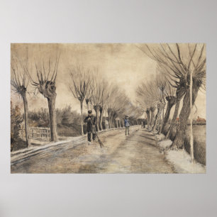 Poster Route à Etten (1881) par Vincent Van Gogh.