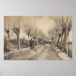 Poster Route à Etten (1881) par Vincent Van Gogh. Petit