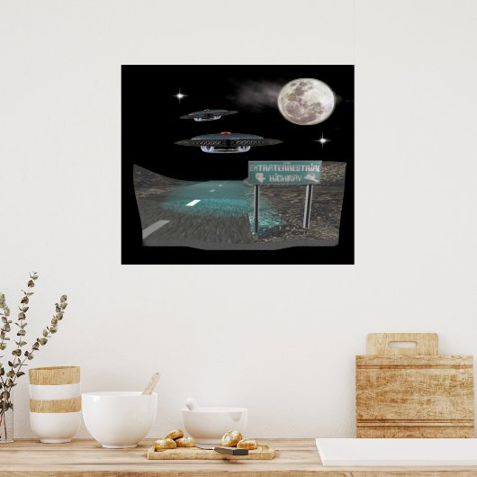 Poster Route alien (Cuisine)