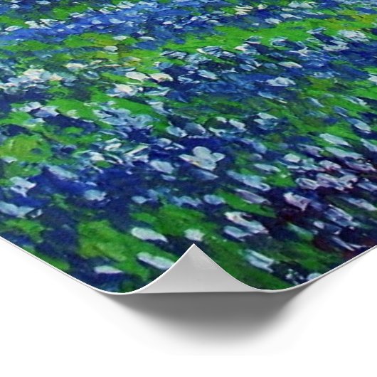 Poster "Route Bluebonnet" Imprimer (Coin)