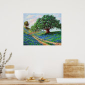 Poster "Route Bluebonnet" Imprimer (Cuisine)