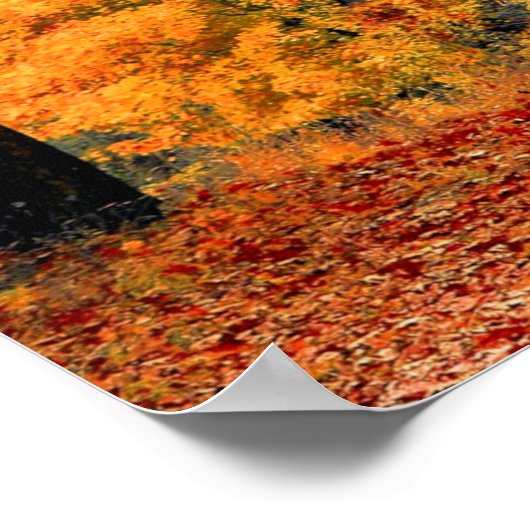 Poster Route d'automne (Coin)