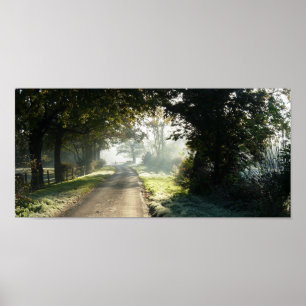 Poster Route de campagne à Cheshire