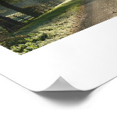 Poster Route de campagne dans le Cheshire (Coin)