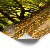 Poster Route de la campagne à l'automne (Coin)