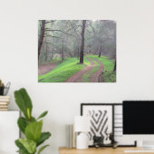 Poster Route de la forêt de pins (Bureau à domicile)