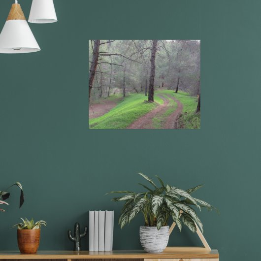 Poster Route de la forêt de pins (Salon 1)
