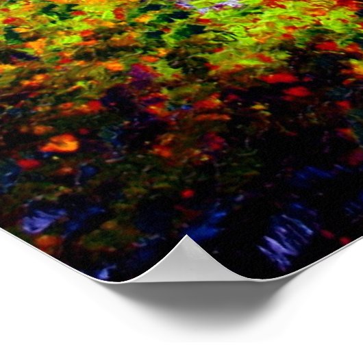 Poster Route de la Forêt Maple (Coin)