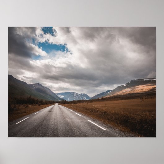 Poster Route de la Norvège (Devant)