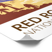 Poster Route de la zone de conservation nationale de Red (Coin)