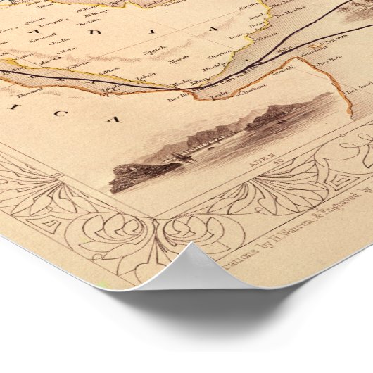 Poster Route de l'Inde (Coin)