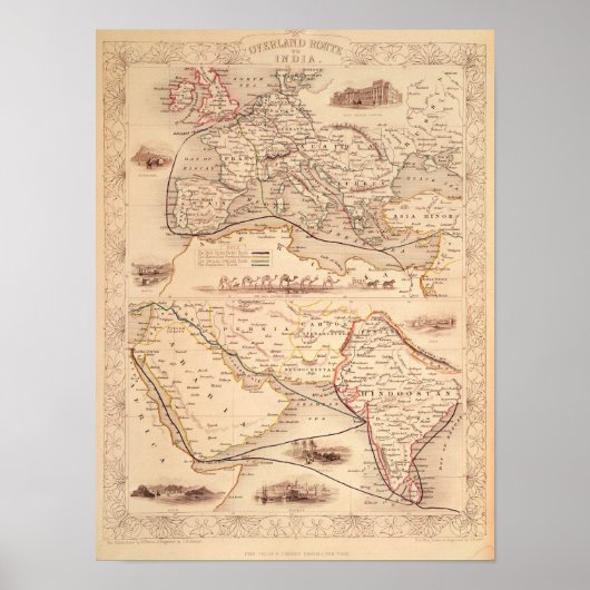 Poster Route de l'Inde (Devant)