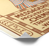 Poster Route de Marseille à Alexandrie (Coin)