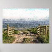 POSTER ROUTE DE MONTAGNE (Devant)