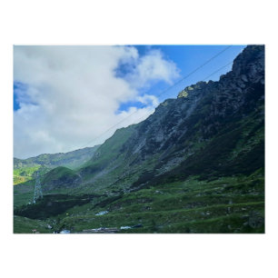 Poster Route de montagne Transfagarasan - Roumanie