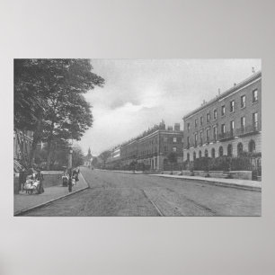Poster Route de St Pauls, Canonbury, Islington, c.1905