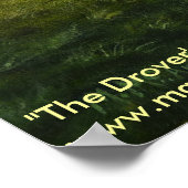 Poster "Route des Drovers" Northumberland Angleterre Impr (Coin)