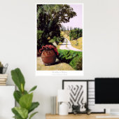 Poster Route d'été toscane (Bureau à domicile)