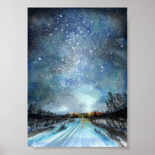 Poster Route d'hiver